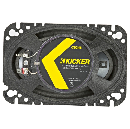 Kicker 46CSC464 4" x 6" CS Series 2-Way Coaxial Speakers