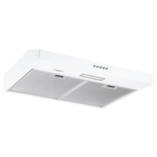 ANCONA  " 24"" Convertible Under Cabinet Range Hood In White"