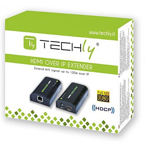 Techly- Amplifier / Splitter HDMI Over IP Network