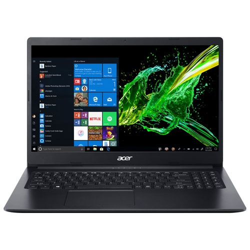 Refurbished - Acer Aspire 3 15.6" Laptop - Black (AMD A9-9420e/1TB HDD/8GB RAM/Windows 10)