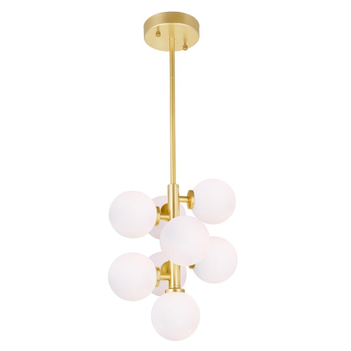 CWI LIGHTING CANADA  Arya 8 Light Pendant With Satin Finish In Gold