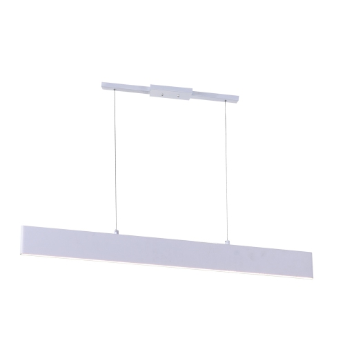 CWI LIGHTING  Led Chandelier With Satin Finish In White