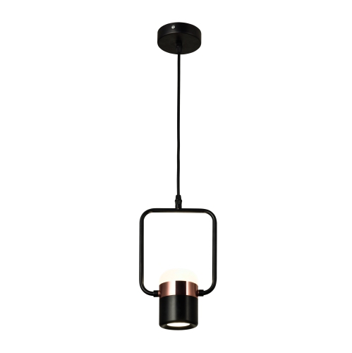 CWI LIGHTING  Led Down Mini Pendant With Finish In Black