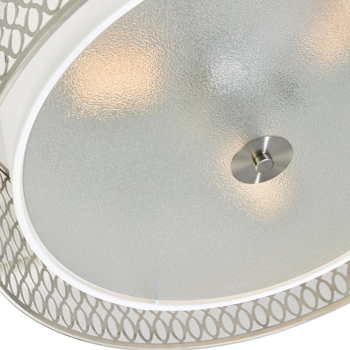 Mikayla 3 Light Drum Shade Chandelier With Satin Nickel Finish