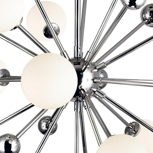 Element 11 Light Chandelier With Polished Nickel Finish