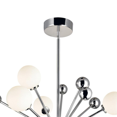 Element 11 Light Chandelier With Polished Nickel Finish