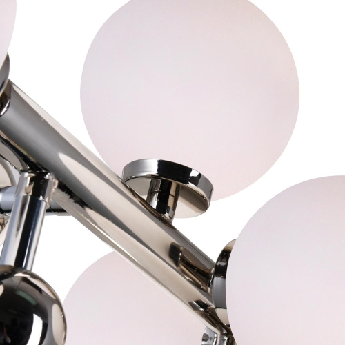 Element 10 Light Chandelier With Polished Nickel Finish