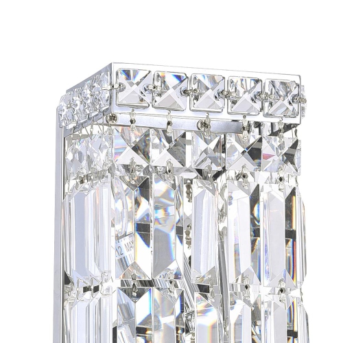 Colosseum 2 Light Bathroom Sconce With Chrome Finish