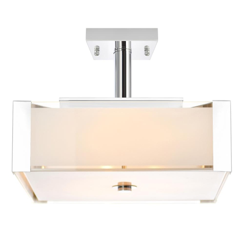 Lucie 3 Light Drum Shade Chandelier With Chrome Finish