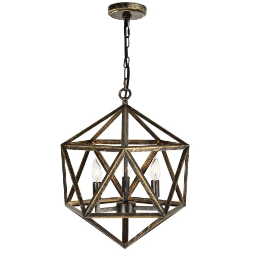 CWI LIGHTING CANADA  Amazon 3 Light Up Pendant With Antique Forged Copper Finish