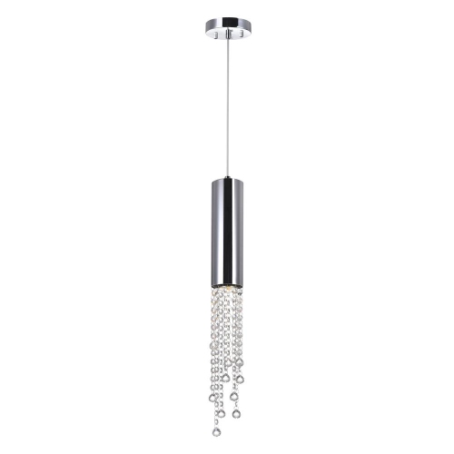 CWI LIGHTING CANADA  Extended 1 Light Down Mini Pendant With Chrome Finish