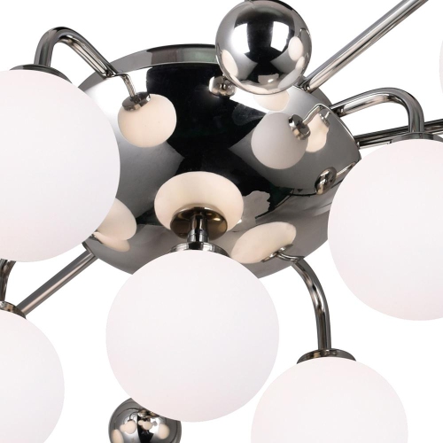 Element 9 Light Flush Mount With Polished Nickel Finish
