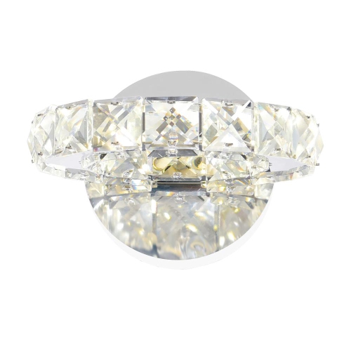 Ring LED Wall Sconce With Chrome Finish