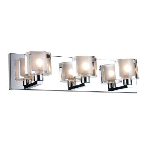 CWI LIGHTING CANADA  Tina 3 Light Wall Sconce With Chrome Finish