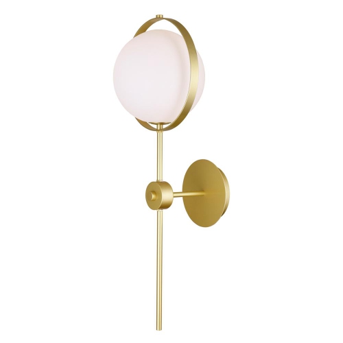 CWI LIGHTING CANADA  Da Vinci 1 Light Wall Light With Brass Finish
