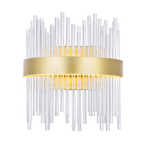 CWI LIGHTING CANADA  Genevieve Led Wall Sconce With Medallion Finish In Gold