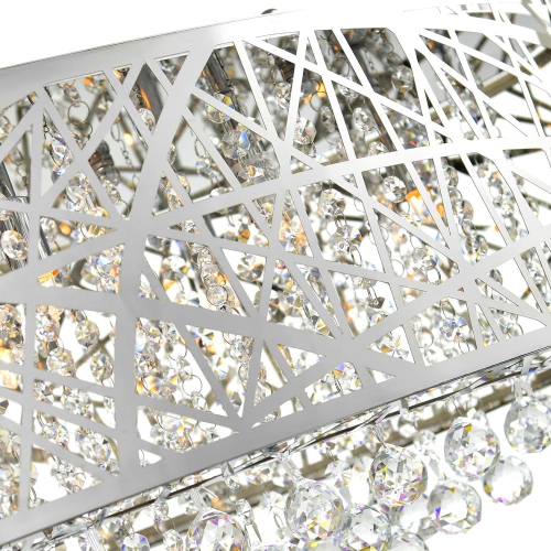 Eternity 8 Light Drum Shade Chandelier With Chrome Finish