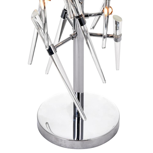 Icicle 3 Light Table Lamp With Chrome Finish