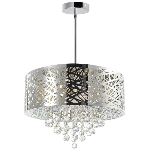 Eternity 9 Light Drum Shade Chandelier With Chrome Finish