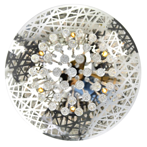 Eternity 9 Light Drum Shade Chandelier With Chrome Finish