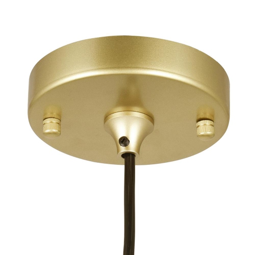 Da Vinci 1 Light Mini Pendant With Brass Finish
