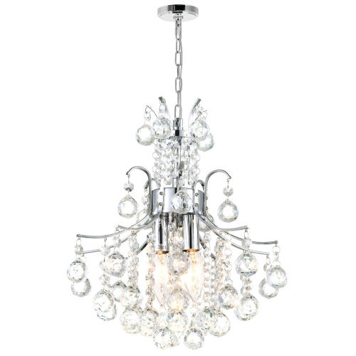 CWI LIGHTING CANADA  Princess 3 Light Mini Chandelier With Chrome Finish