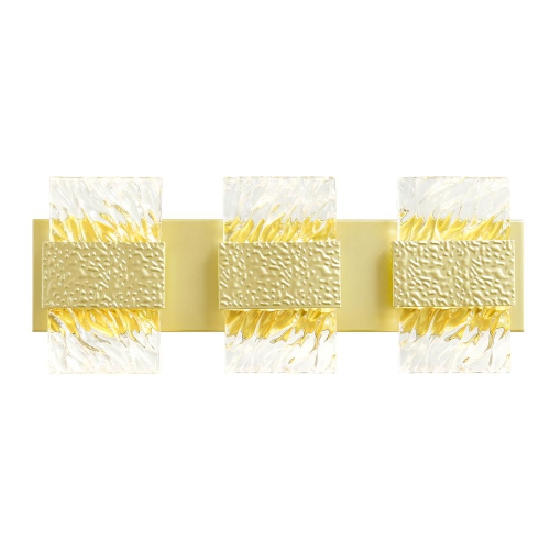 CWI LIGHTING CANADA  Carolina Led Wall Sconce With Leaf Finish In Gold