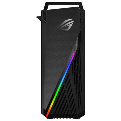 Asus Rog Strix Gaming Pc Black Amd Ryzen 5 3600x 1tb Hdd 512gb Ssd 16gb Ram Geforce Rtx 60 Super Best Buy Canada