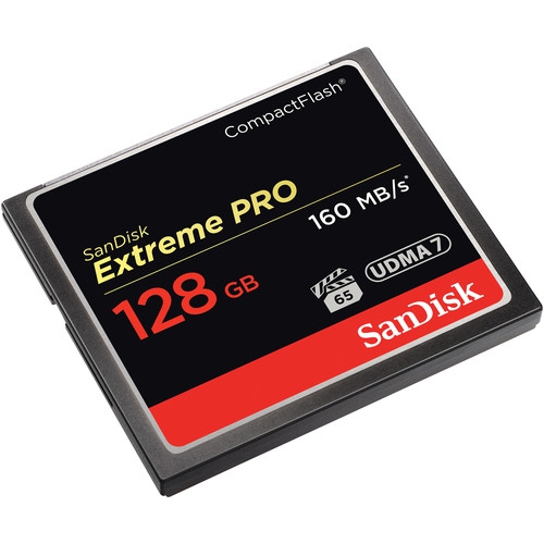 Image 1 of 3.. SanDisk Extreme PRO 128GB CompactFlash CF Memory Card SDCFXPS-128G
