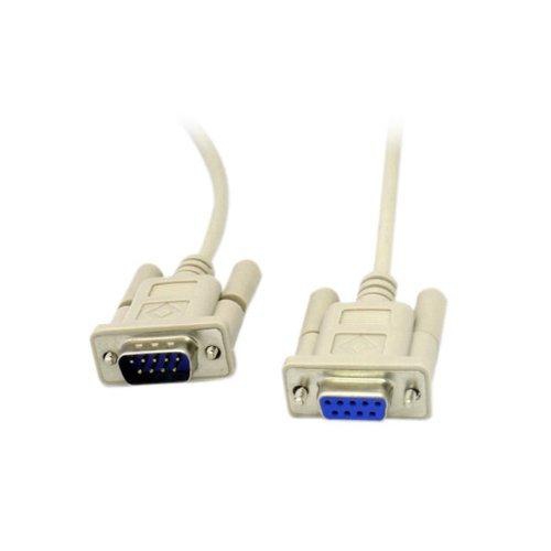 GENERIC  New Db9 Ext Cable M/f - Beige, 6Ft, 150 Pack