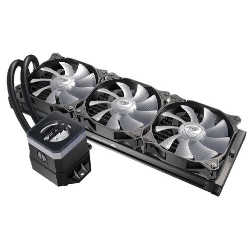 Cougar Helor 360 High Performance Liquid Cooler RGB|Vortex Omega 120 RGB Fans x3 + RGB Pump Head