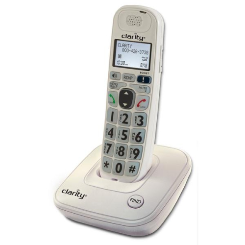 CLARITY  D704 Dect 6.0 40-Db Amplified/low Vision Cordless Phone With Cid Display - In White