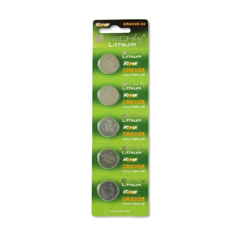 New Lithium CR2025 Batteries, 5 Pack