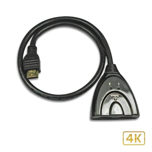 New 4K 3D 2Port HDMI Switch cable w/1 output