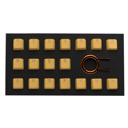 New Rubber Keycap Set - Neon Orange