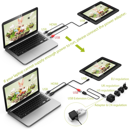 XP-PEN Artist 12 Pro 11.6" Graphic Tablet with Stylus - Black