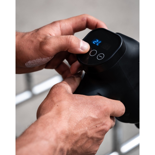 Xfitonway Premium Percussive Therapy Elegant Massage Gun in NIGHTHAWK BLACK