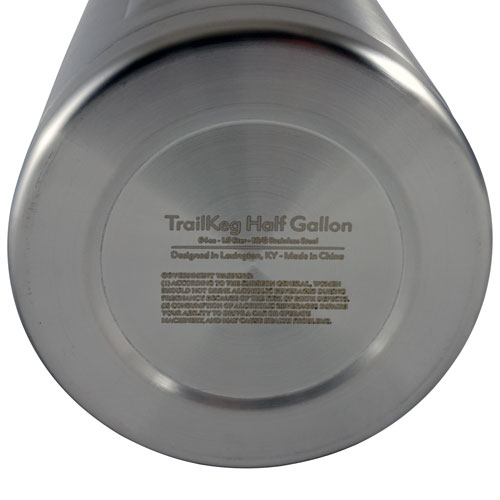 TrailKeg Half Gallon 64 oz Growler - Stainless Steel
