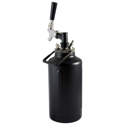 Cruche d'un demi-gallon de 64 oz de TrailKeg - Noir