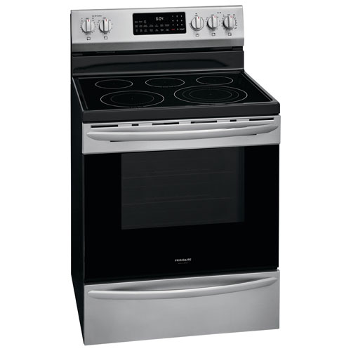 Frigidaire Gallery 30" 5.7 Cu. Ft. True Convection Electric Air Fry Range (GCRE306CAF) - Stainless