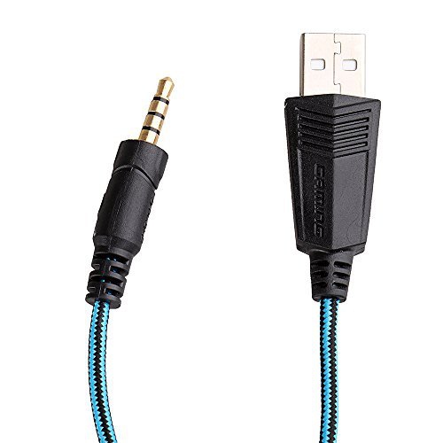 KOTION Each G9000 3.5mm Game Gaming Headphone Headset Earphone Headband with Microphone LED Light for Laptop Tablet