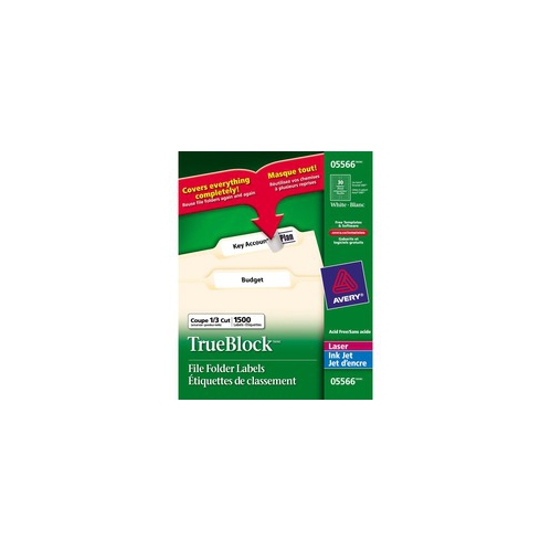 Image 1 of 1.. Avery File Folder Label