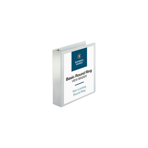 BUSINESS SOURCE  Round-Ring View Binder (09957)
