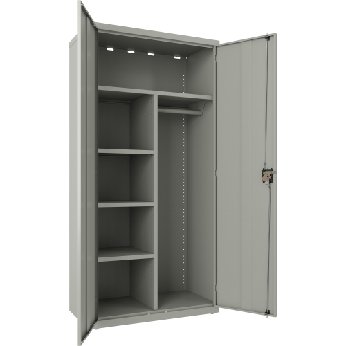 Lorell Fortress Series Wardrobe Cabinet - Gray -