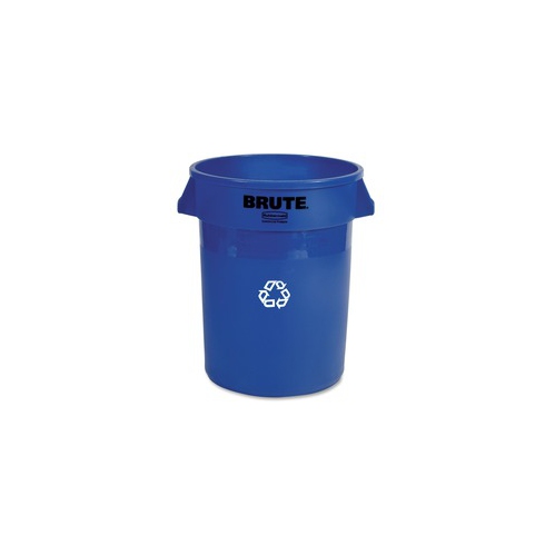 RUBBERMAID  Heavy-Duty Recycling Container (263273Blue)