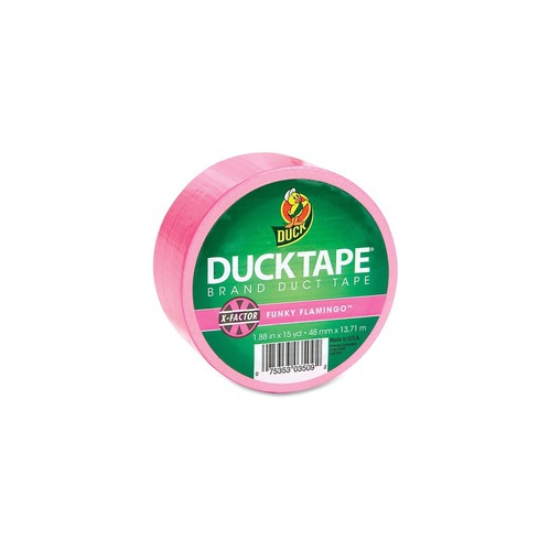 Duck Tape 1.88 In. x 15 Yd. Colored Duct Tape, Neon Pink