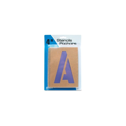 U.S. Stamp & Sign Brown Paper Letters/Numbers Stencils