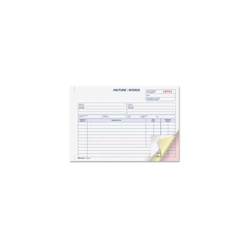 Blueline Bilingual Invoice Book