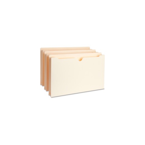BUSINESS SOURCE  Full Height Sides Manila File Pockets (65802)