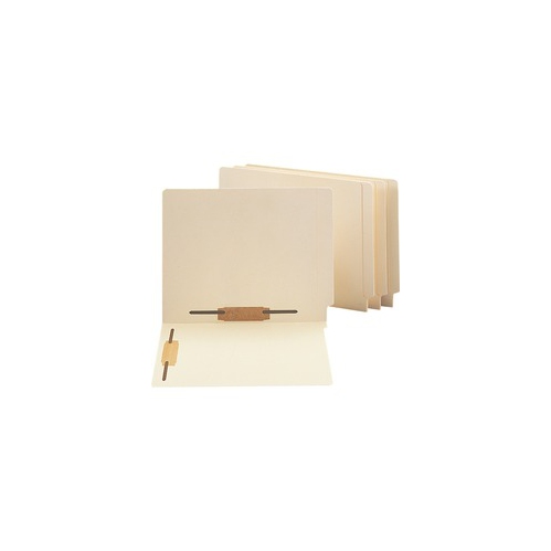 Smead End-Tab Straight Cut File Folder with Fasteners